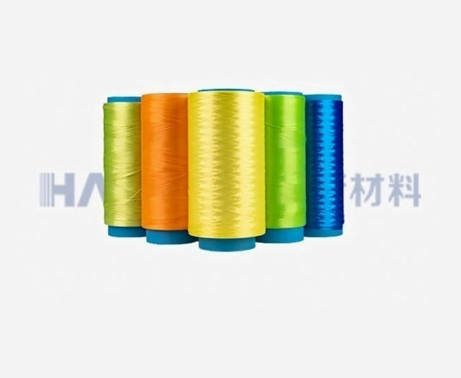 Colored Ultra High Molecular Weight Polyethylene Fiber